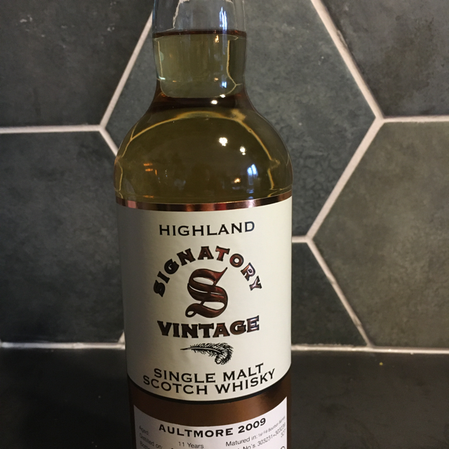 Signatory Vintage Aultmore 2009