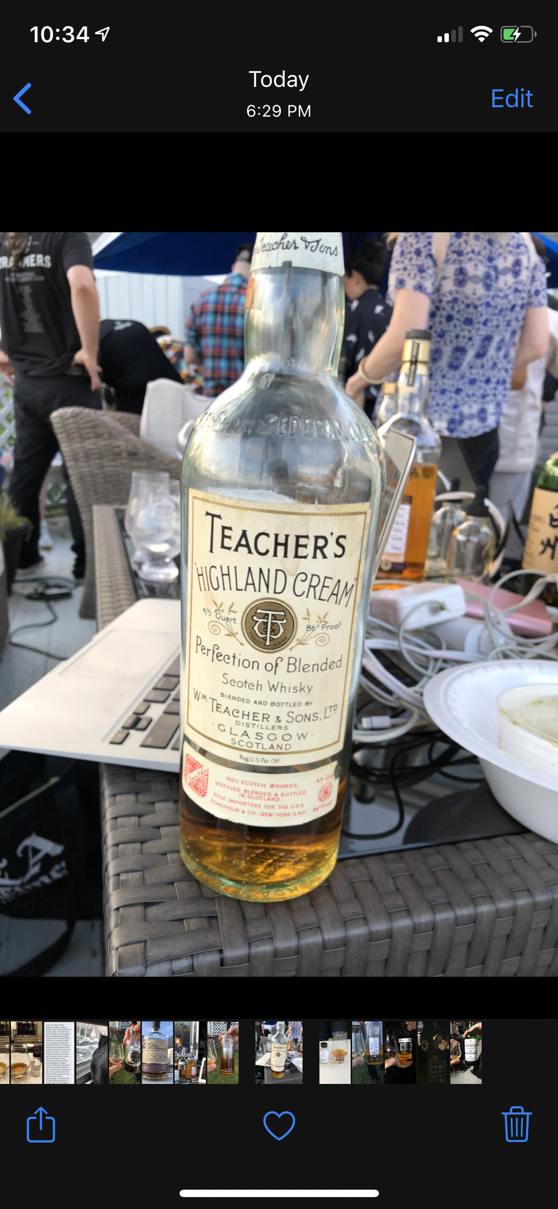 Teacher's Highlands Cream (1940s)