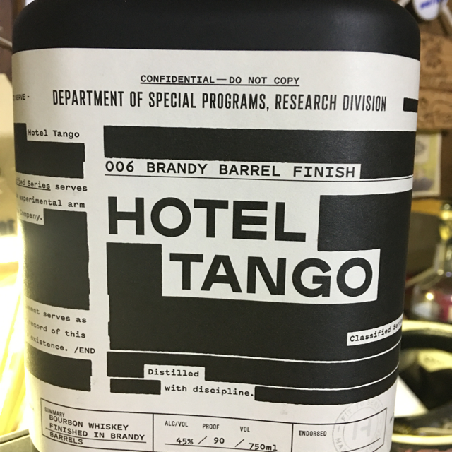 Hotel Tango Classified Series Bourbon Brandy Barrel Finish