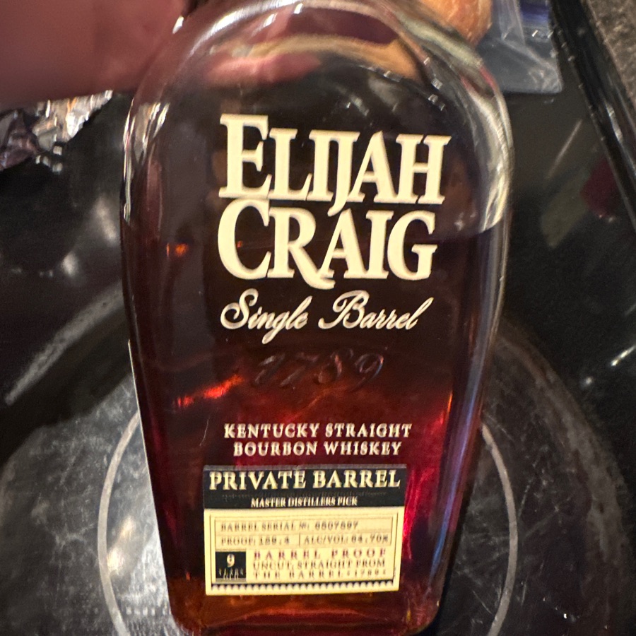 Elijah Craig Single Barrel Private Barrel - Master Distillers Pick 2023