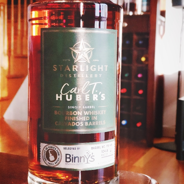 Starlight Carl T. Huber's Single Barrel Finished In Calvados Barrels - Binnys Pick #FB146-1