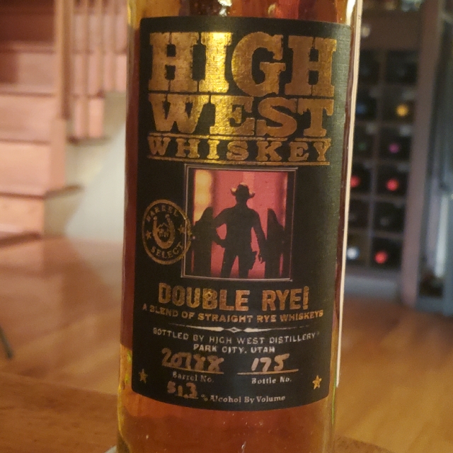 High West Double Rye - Grape Brandy Finish (Binny's SP)