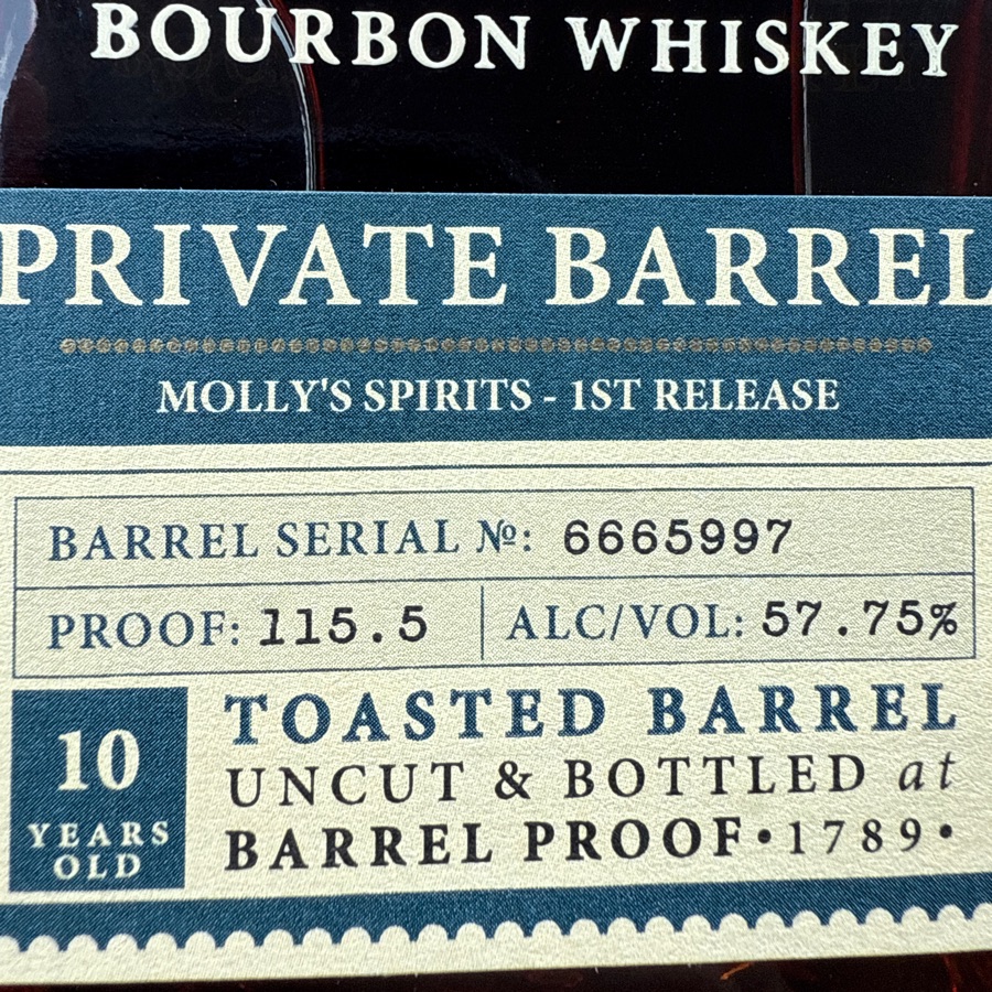 Elijah Craig Single Barrel Toasted Barrel Barrel Proof - Molly's Spirits