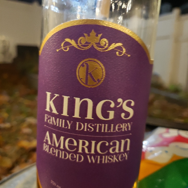 King's Family Distillery American Blended Whiskey