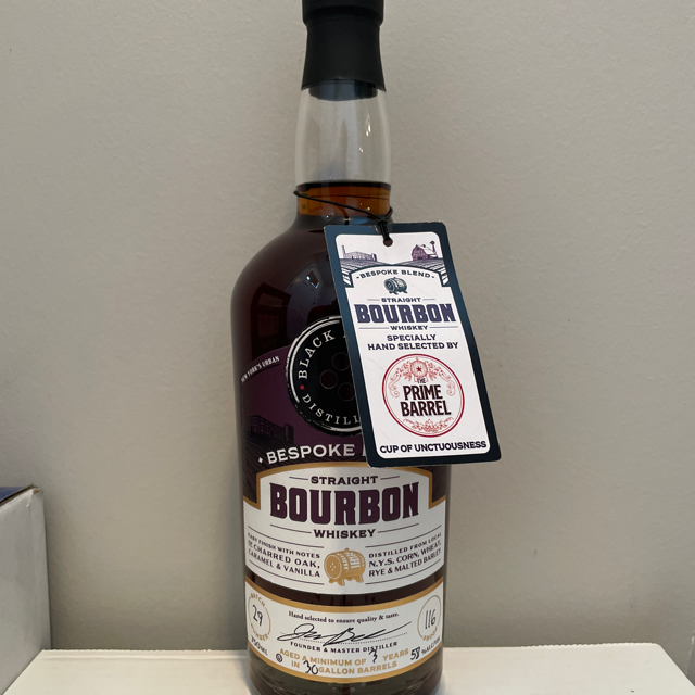 Black Button Distilling Straight Bourbon Whiskey Bespoke Blend (The Prime Barrel)