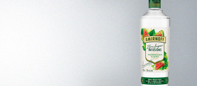 Smirnoff Zero Sugar Infusions Watermelon & Mint