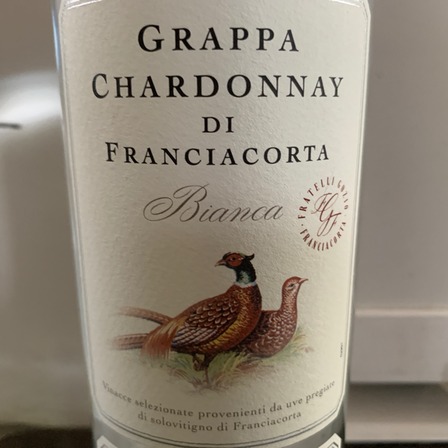 Grappa Chardonnay di Franciacorta