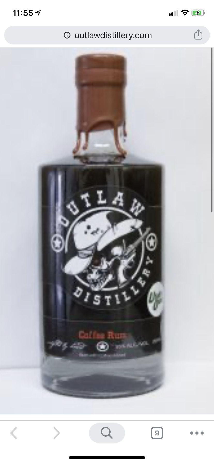 Outlaw Distillery Coffee Rum