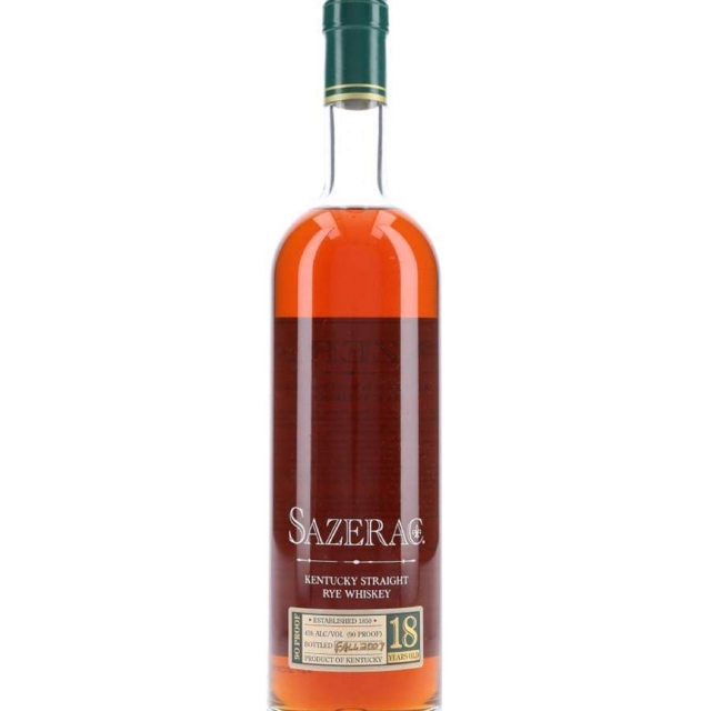 Sazerac Rye 18 Year (Fall 2007)