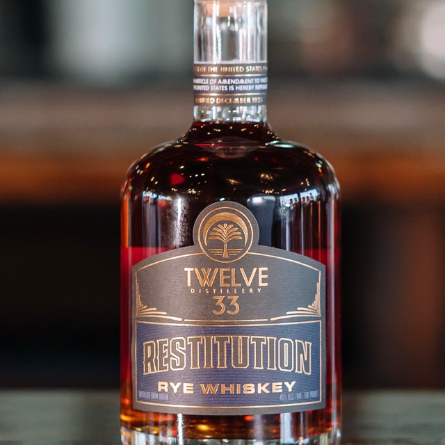 Twelve 33 Restitution Rye Whiskey