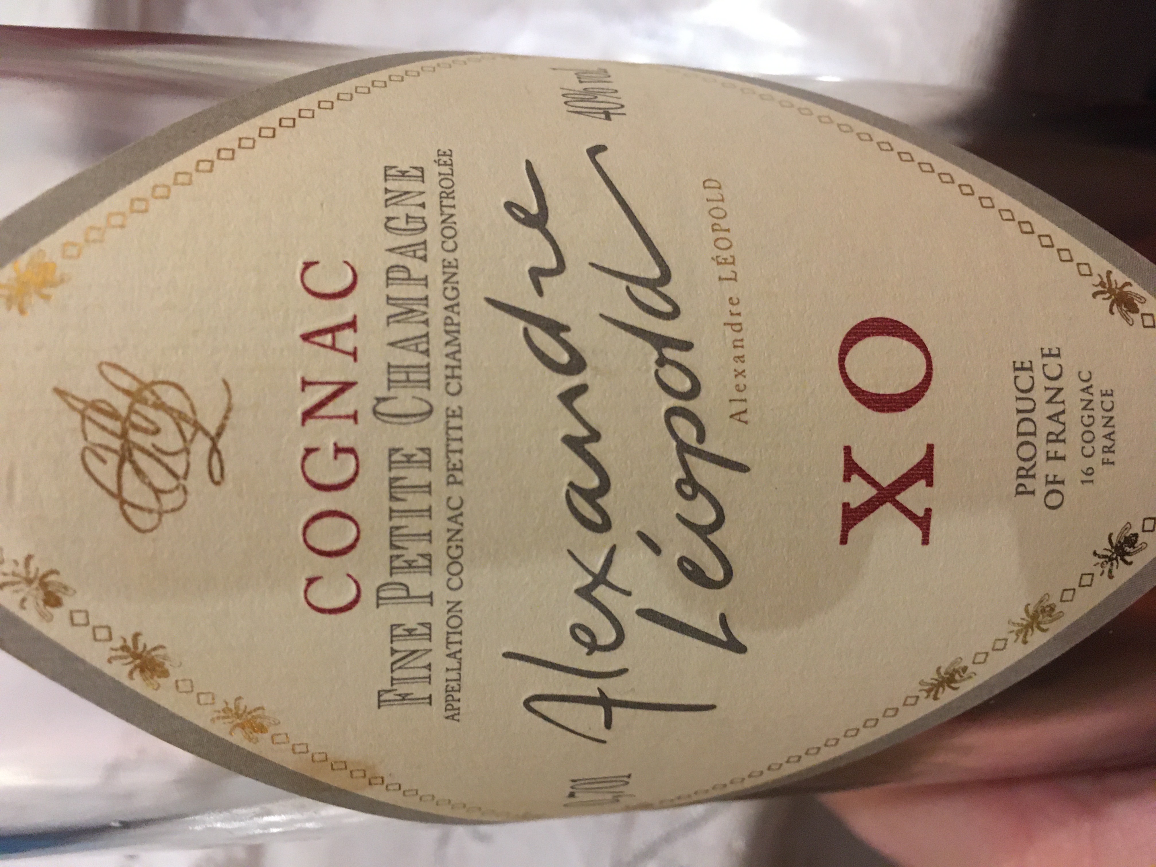 Alexandre Leopold fine petit champagne xo
