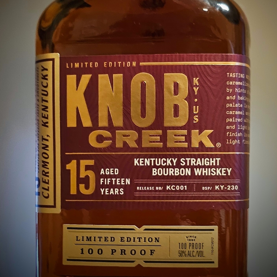 Knob Creek Aged 15 Years - Limited Edition