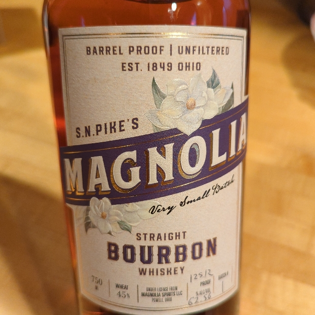 S. N. Pike's Magnolia Straight Bourbon Barrel Proof