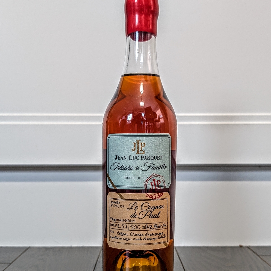 Jean-Luc Pasquet Trésors de Famille Le Cognac de Paul L.57 Grande Champagne Cognac
