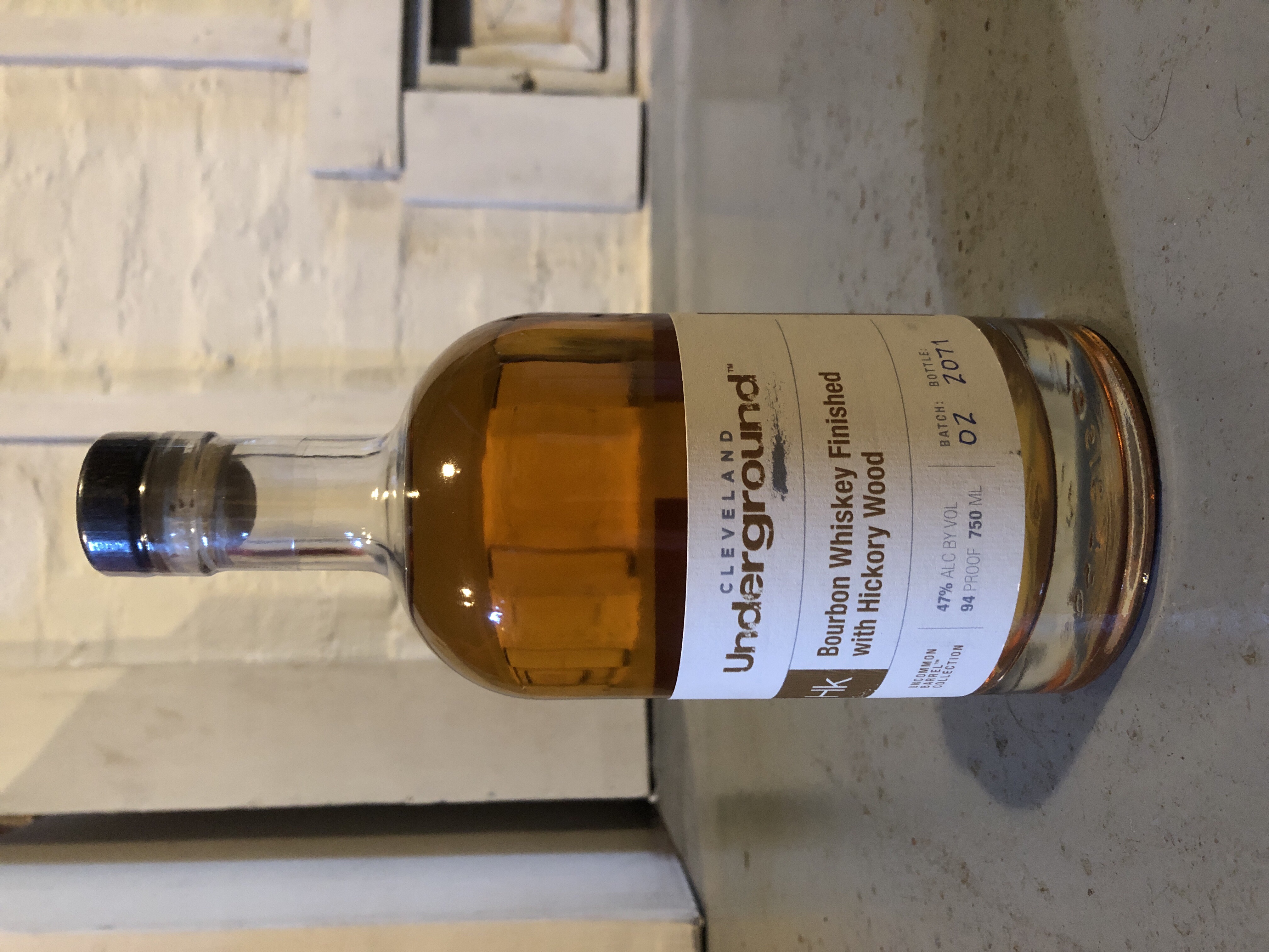 Cleveland Underground Bourbon finished with Hickory