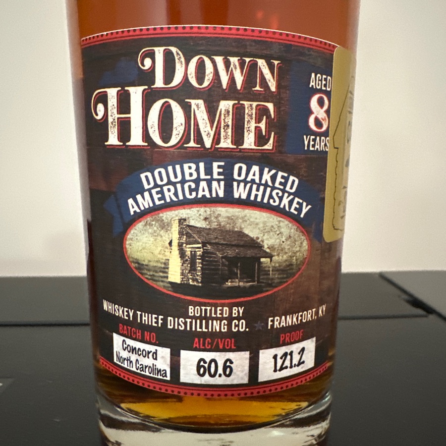 DOWN HOME DOUBLE OAKED AMERICAN WHISKEY SINGLE BARREL SELECT (Concord Select)