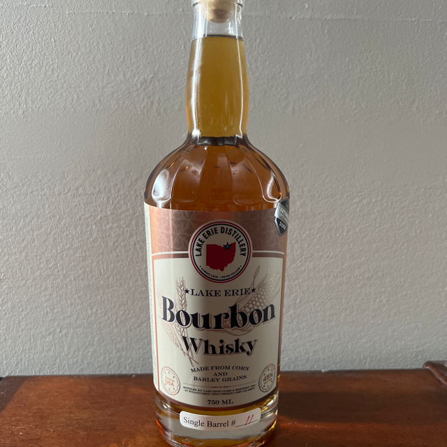 Lake Erie Distillery Bourbon Whisky