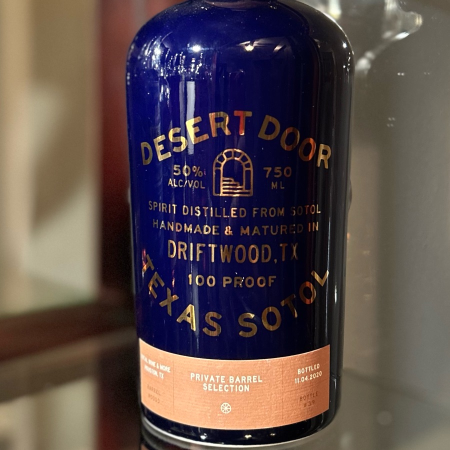 Desert Door Texas Sotol Private Barrel Total Wine 2020