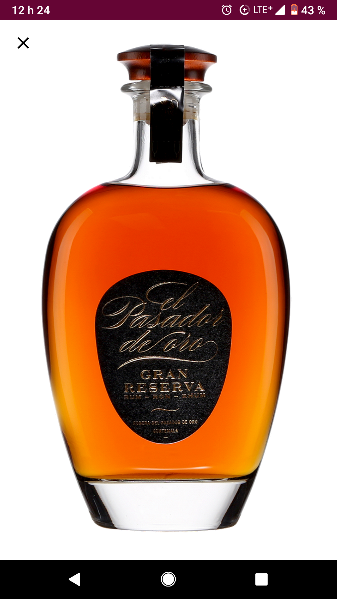 El Pasador de Oro Grand Reserva Rum