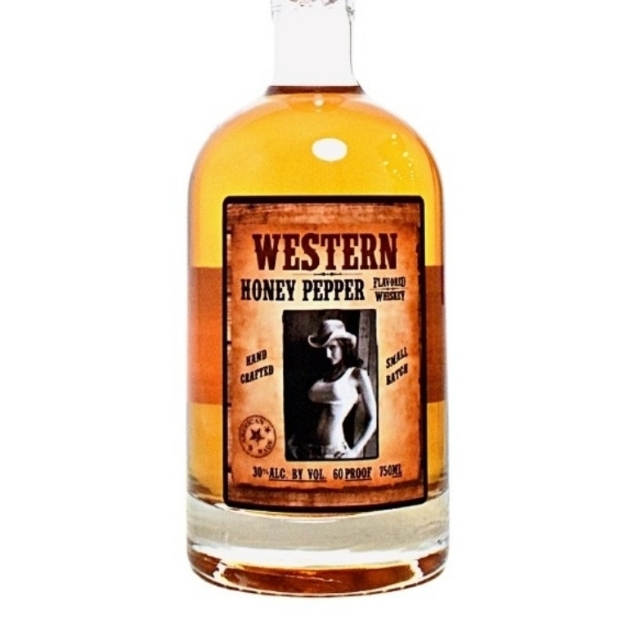 Western Honey Pepper Flavored Whiskey