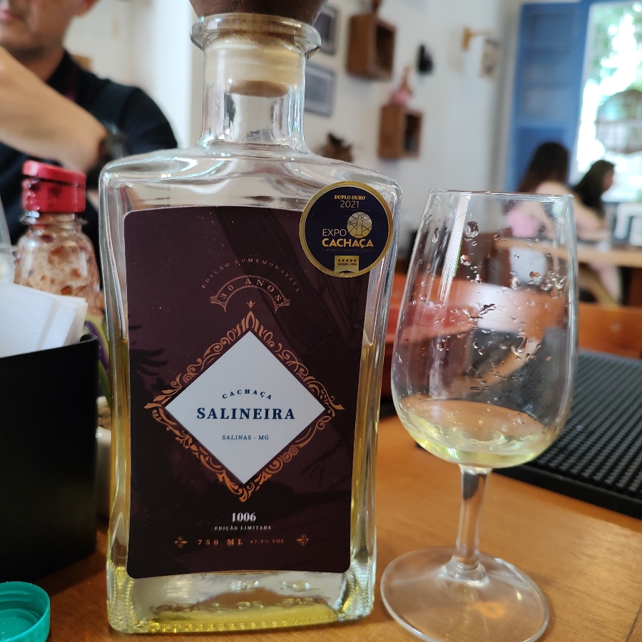 Cachaça Salineira Bálsamo Edição Comemorativa 30 anos