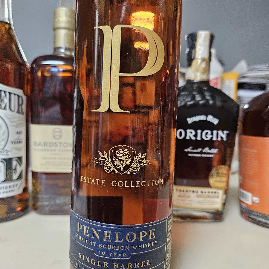 Penelope Estate Collection 10 year single barrel Breaking Bourbon