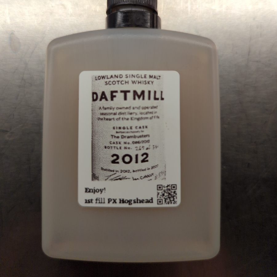 Daftmill 2012 10 Year Single Cask 086/2012 (The Drambusters)