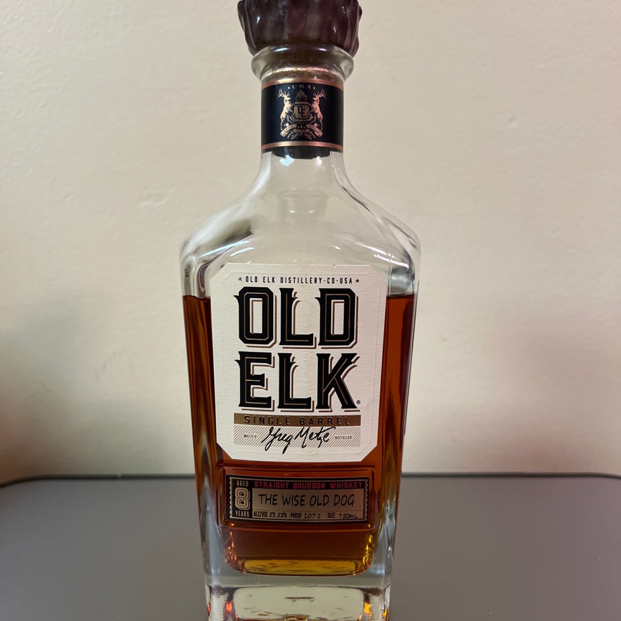 Old Elk Straight Bourbon Whiskey Aged 8 Years (The Wise Old Dog)