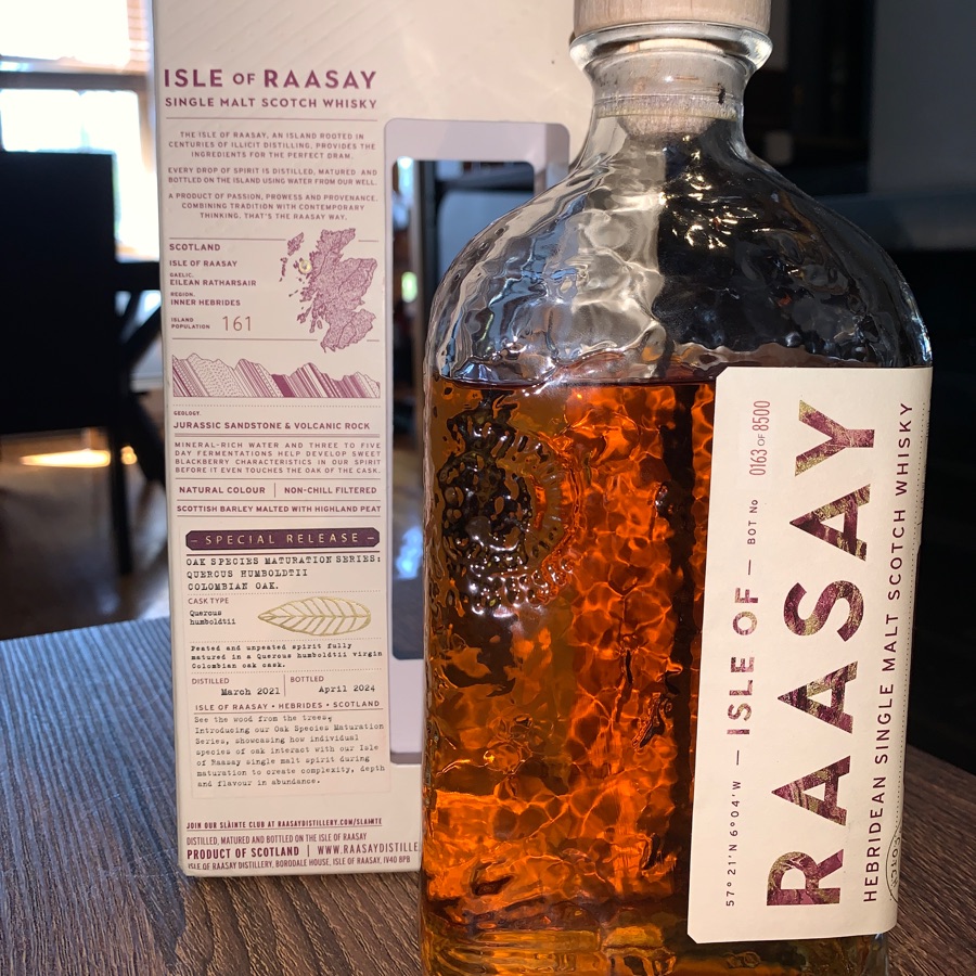 Raasay Special Release - Oak Species Maturation Series: Quercus Humboltii Colombian Oak