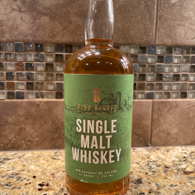 Pine Bluffs Distilling Single Malt Whiskey