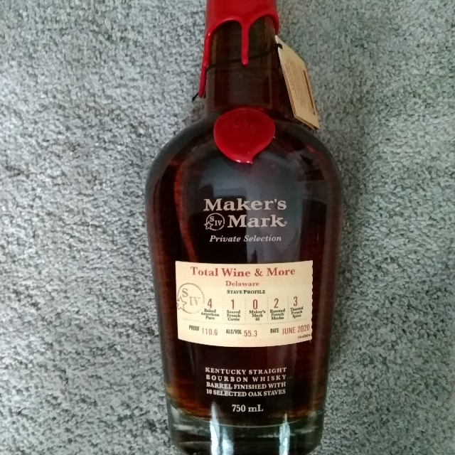 Maker's Mark Private Selection Total Wine Delaware 2020