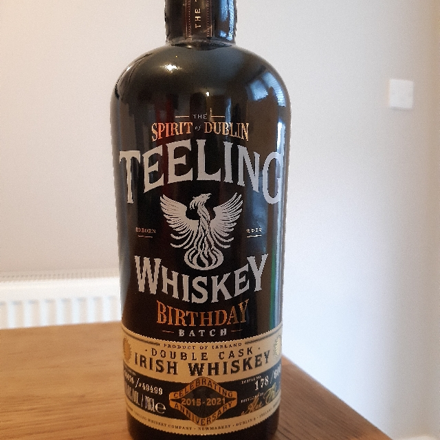 Teeling 6th Birthday Anniversary Bottle