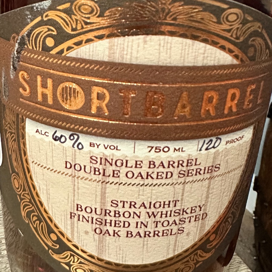Shortbarrel double oak singke barrel