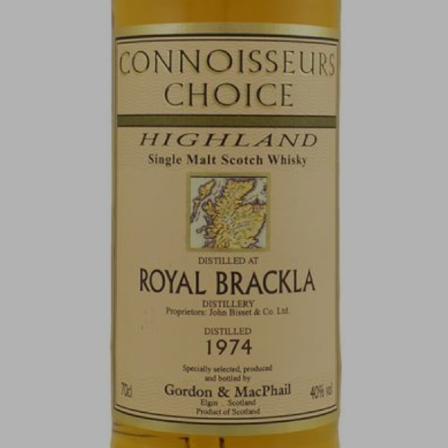 Royal brackla 1974 connoisseurs choice