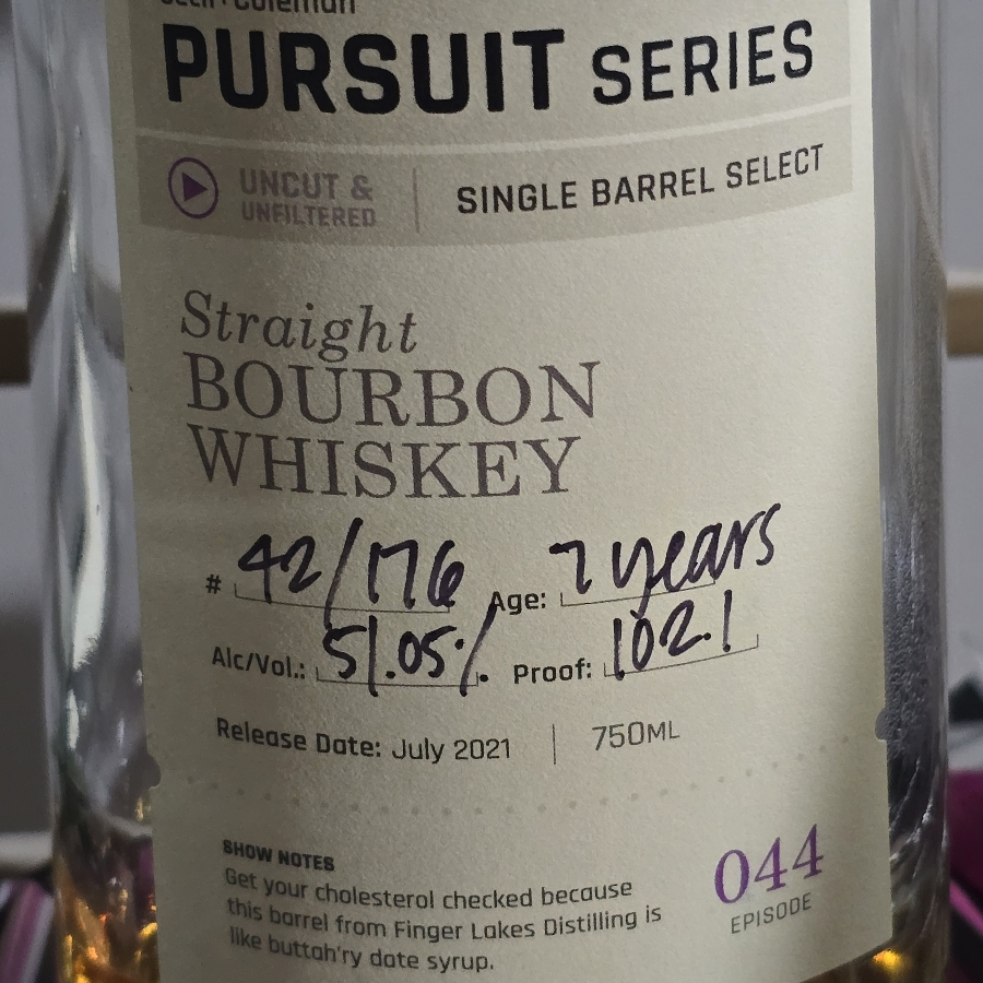 Pursuit Series Single Barrel Select Episode 044
