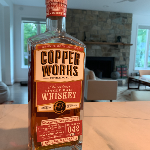 Copper Works American Single Malt Whiskey Release 042