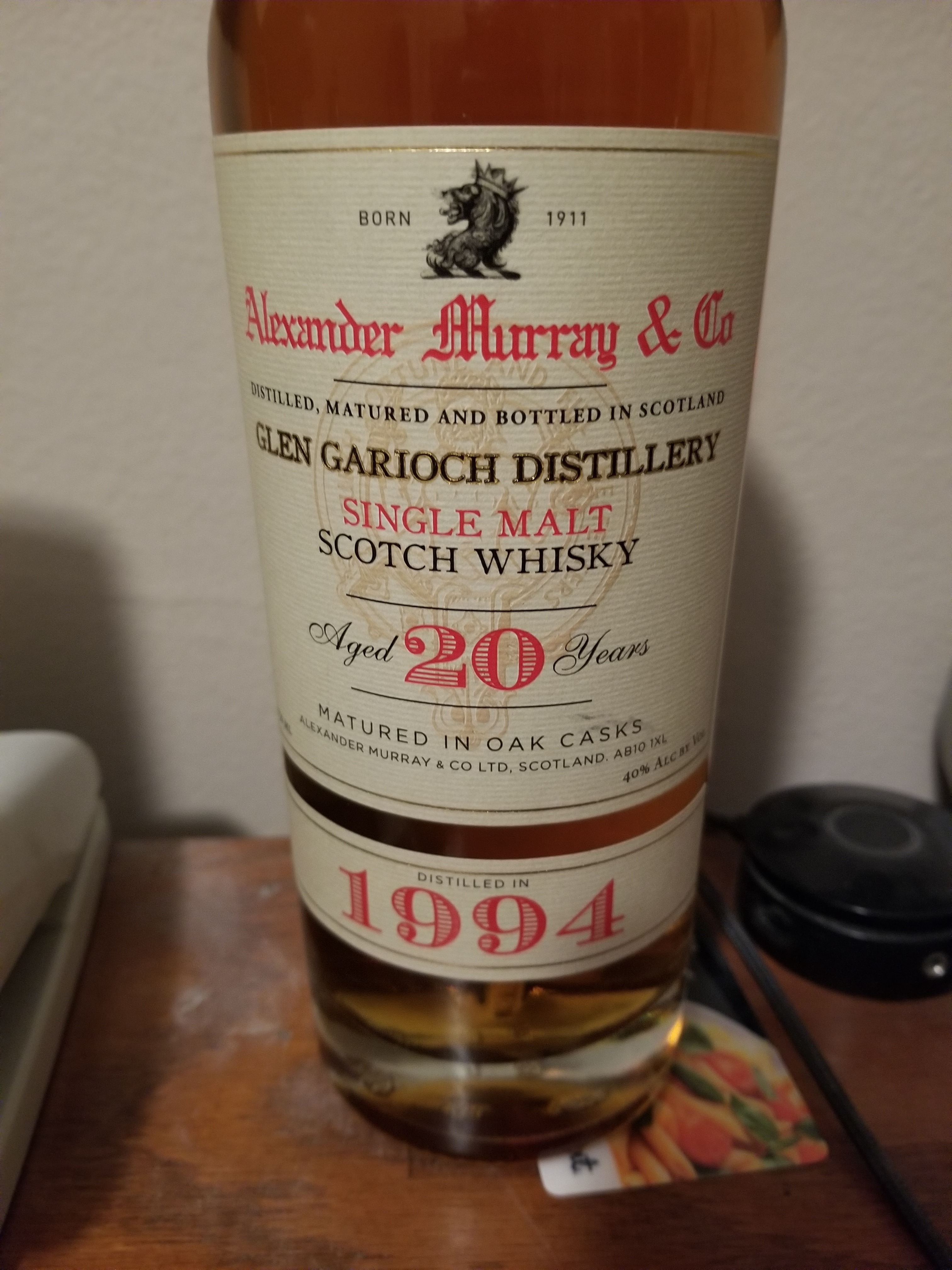 Glen Garioch 20 Year (Alexander Murray & Co.)