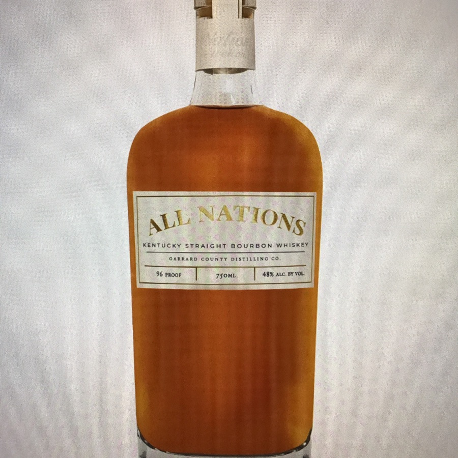 All Nations Kentuck Straight Bourbon Whiskey 90 Proof