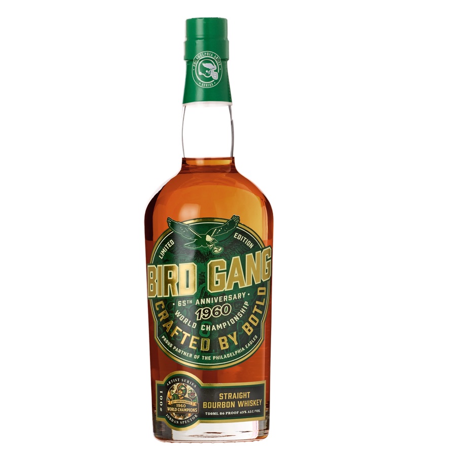 Bird Gang Spirits Phily Artists Series: 65th Anniversary of the 1960 World Champions, Straight Bourbon Whiskey