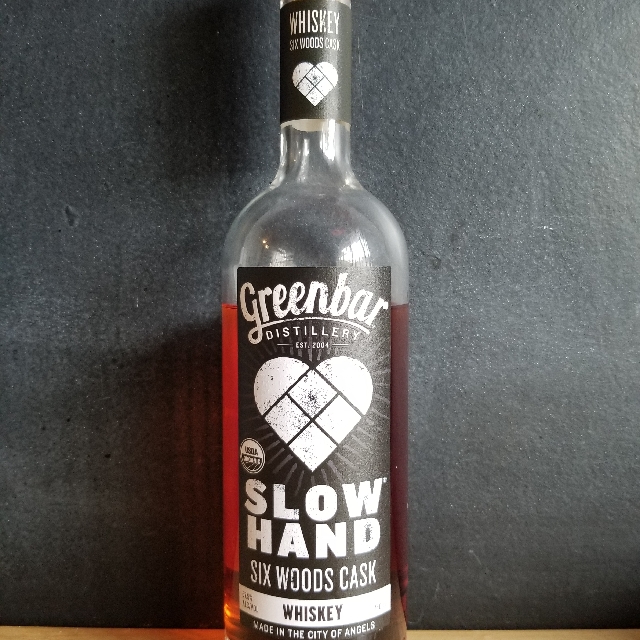 Greenbar Distillery Slow Hand Six Woods Cask Whiskey