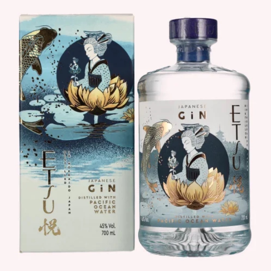 Etsu Japanese Gin Pacific Ocean Water