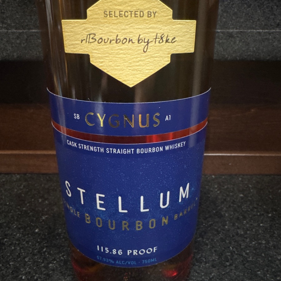 Stellum Cygnus A1 Single Barrel Barrel Proof Bourbon r/Bourbon Selection