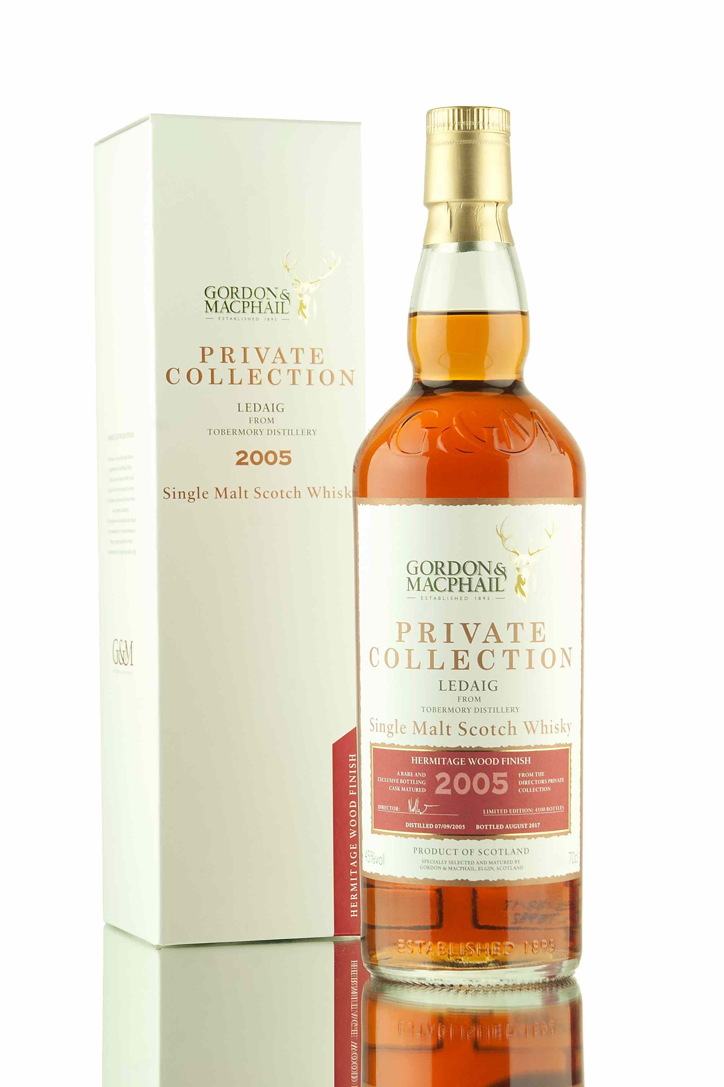 Ledaig 2005 Hermitage Wood Finish (Gordon & MacPhail) 