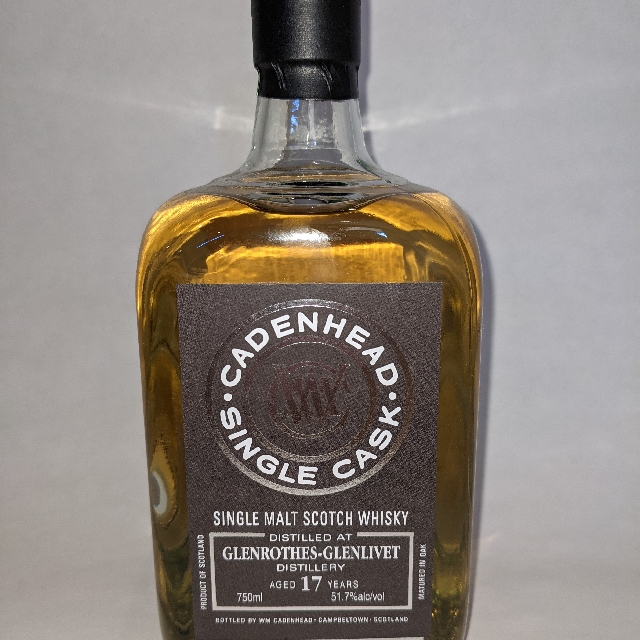 Glenrothes-Glenlivet 17 (Cadenhead)