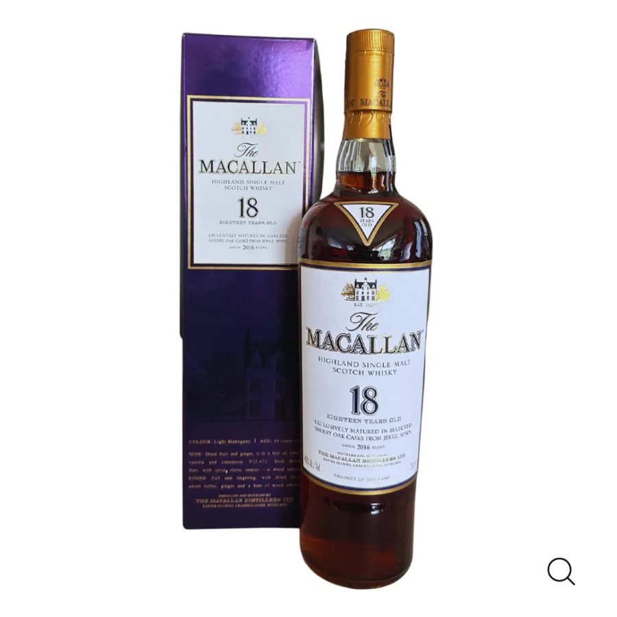 The Macallan 18 Year Old Sherry Oak (2016 Release)