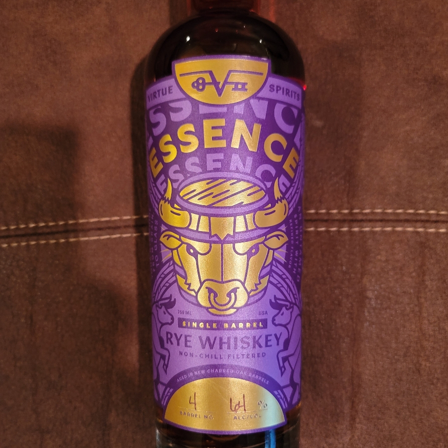 Virtue Spirits Essence Single Barrel Rye Barrel #4
