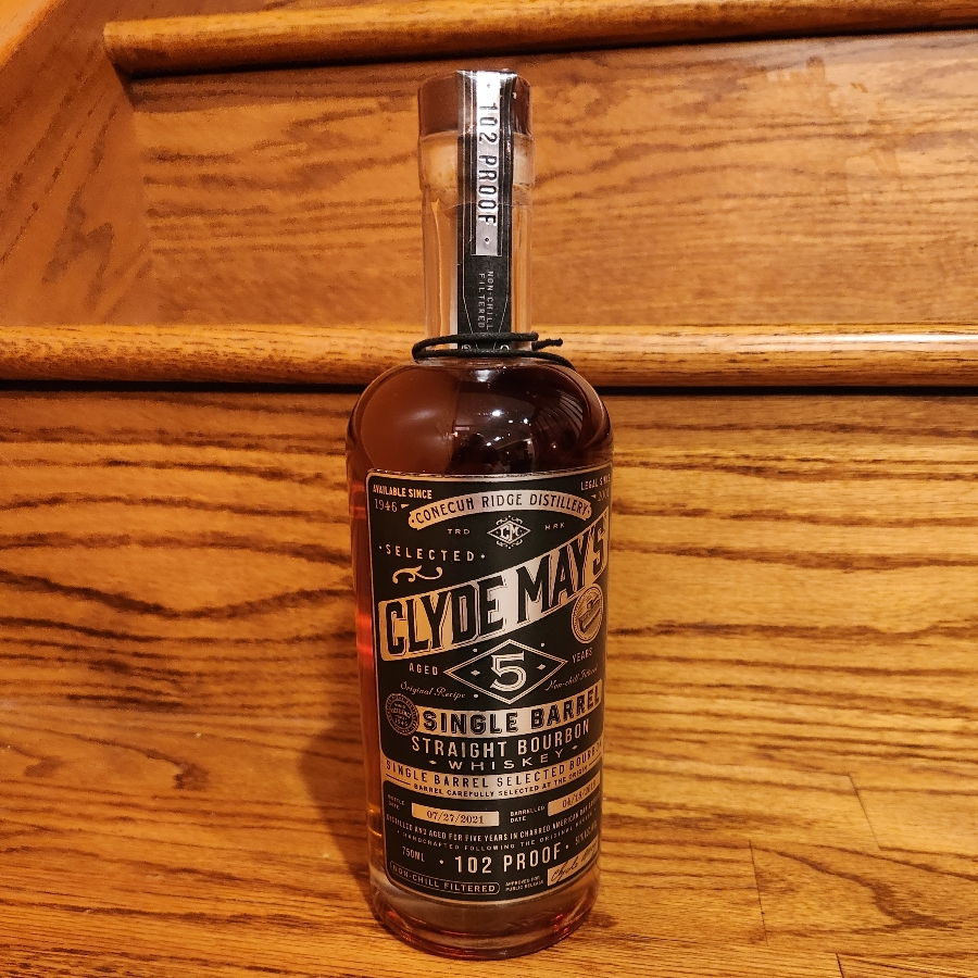 Clyde May's Single Barrel Straight Bourbon (Belmont Beverage)