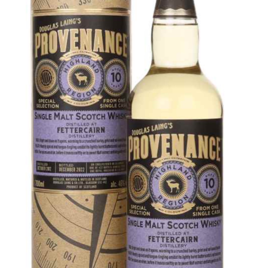 Fettercairn 10 Year Old 2012 (cask 16916) Provenance (Douglas Laing) Scotch Whisky