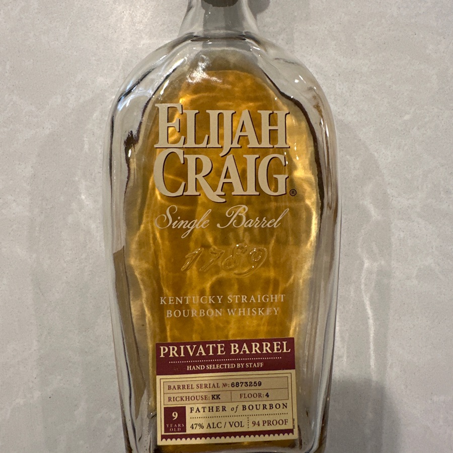 Elijah Craig Single Barrel (Private Label)