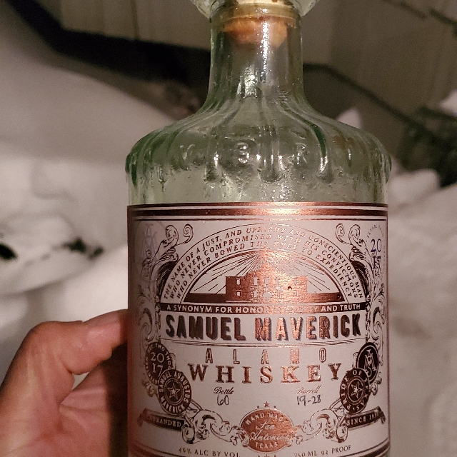 Samuel Maverick Alamo Whiskey